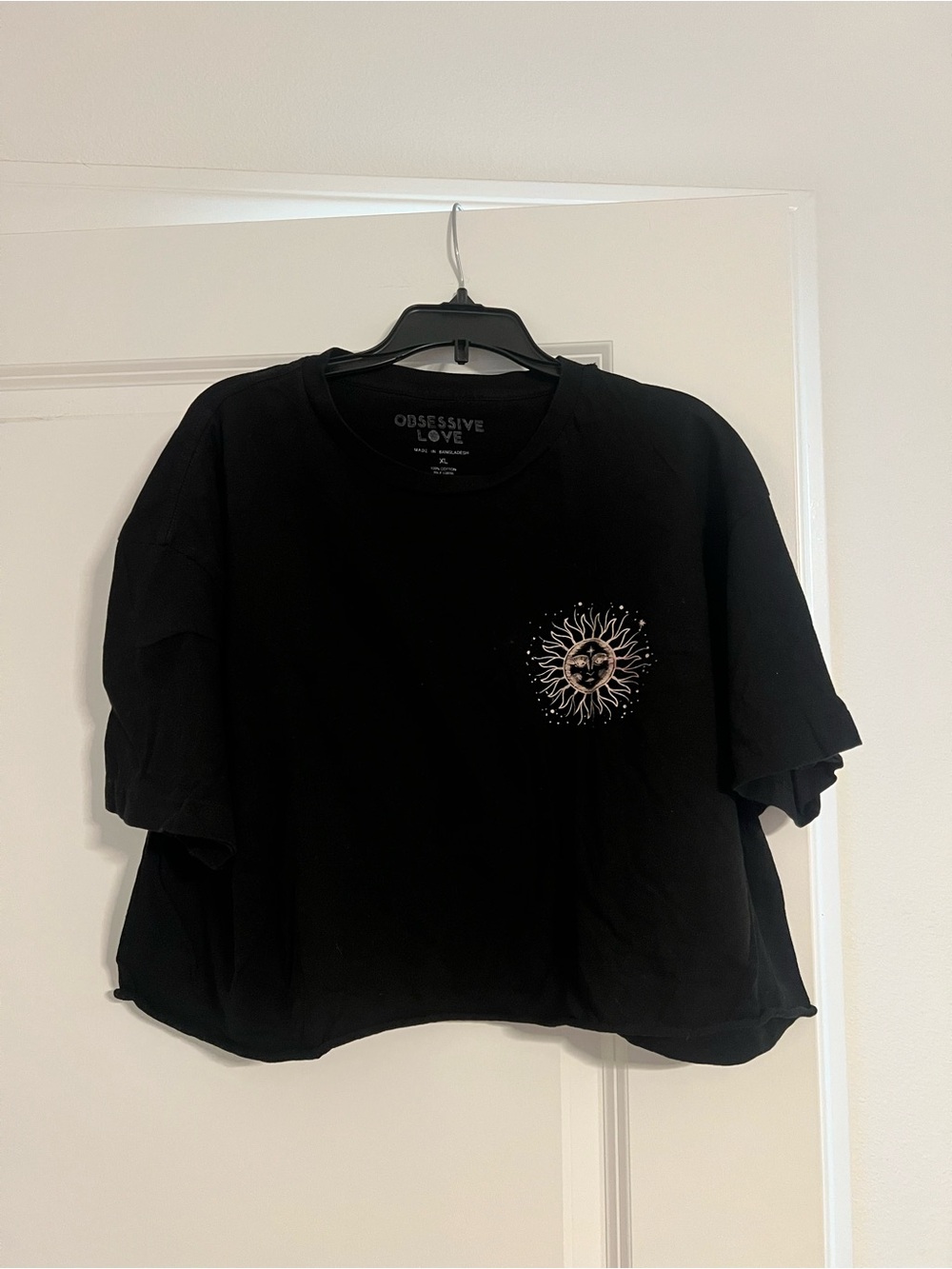 Sun & Moon Crop Graphic Tee